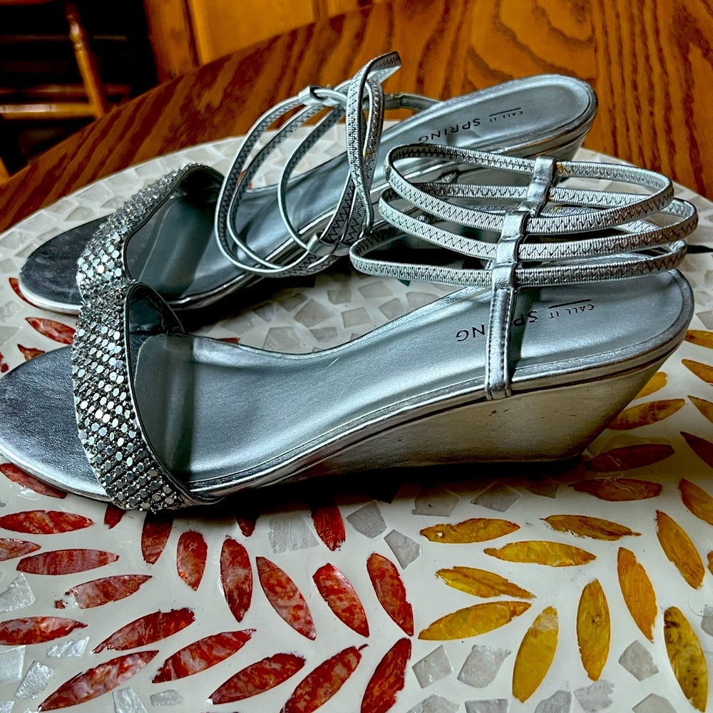 Silver formal shoes - Picture 3 of 3